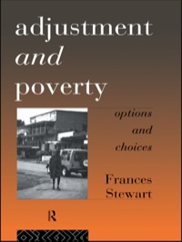 Cover image: Adjustment and Poverty 1st edition 9780415091343