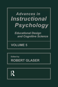 Cover image: Advances in instructional Psychology, Volume 5 1st edition 9781138966079