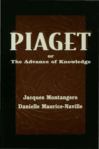 Imagen de portada: Piaget Or the Advance of Knowledge 1st edition 9780805825671