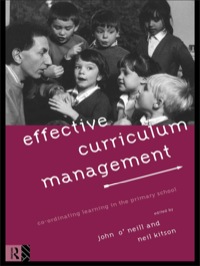 Cover image: Effective Curriculum Management 1st edition 9781138421318
