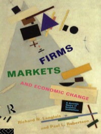 表紙画像: Firms, Markets and Economic Change 1st edition 9780415123853
