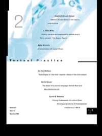 Immagine di copertina: Textual Practice 1st edition 9780415123822