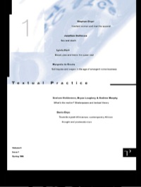 Immagine di copertina: Textual Practice 1st edition 9780415123815