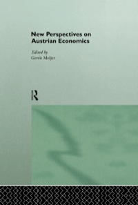 Cover image: New Perspectives on Austrian Economics 1st edition 9780415122832