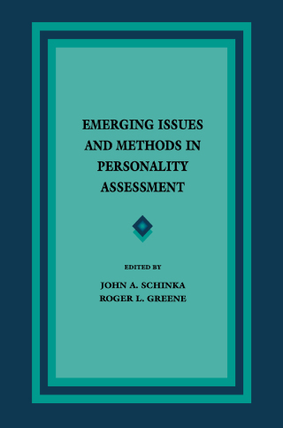 Cover image: Emerging Issues and Methods in Personality Assessment 1st edition 9781138968646