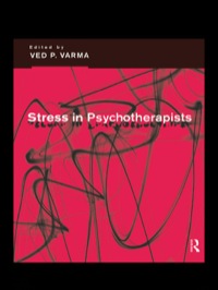 Imagen de portada: Stress in Psychotherapists 1st edition 9780415121743