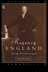 Imagen de portada: Regency England 1st edition 9780415121408