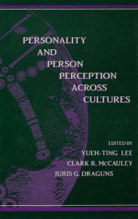 Imagen de portada: Personality and Person Perception Across Cultures 1st edition 9781138012462