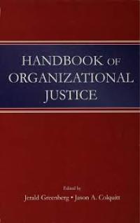 Cover image: Handbook of Organizational Justice 1st edition 9780805842036