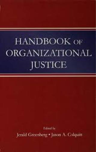 Cover image: Handbook of Organizational Justice 1st edition 9780805842036