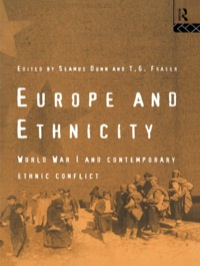 Imagen de portada: Europe and Ethnicity 1st edition 9780415119955