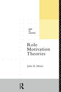 Imagen de portada: Role Motivation Theories 1st edition 9780415119948