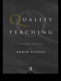 Cover image: Quality Teaching 1st edition 9780415119870