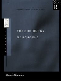 Omslagafbeelding: The Sociology of Schools 1st edition 9781138468276