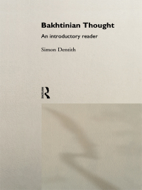 Cover image: Bakhtinian Thought 1st edition 9780415077514