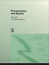 表紙画像: Privatization and Equity 1st edition 9780415118989