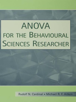 Cover image: ANOVA for the Behavioral Sciences Researcher 1st edition 9780805855852