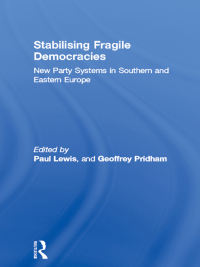 Imagen de portada: Stabilising Fragile Democracies 1st edition 9780415118033