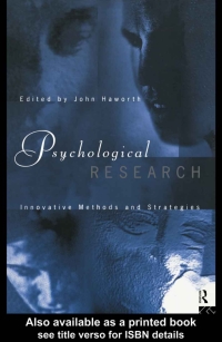 Titelbild: Psychological Research 1st edition 9780415117890