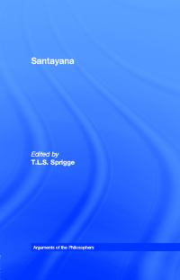 Imagen de portada: Santayana 1st edition 9781138158962