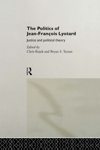 Cover image: The Politics of Jean-Francois Lyotard 1st edition 9780415117241