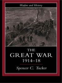 Imagen de portada: The Great War, 1914-1918 1st edition 9781857283914