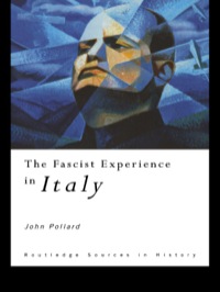 Titelbild: The Fascist Experience in Italy 1st edition 9780415116329