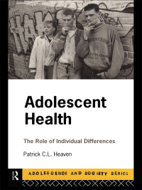 Cover image: Adolescent Health 1st edition 9780415115780