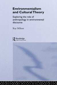 Imagen de portada: Environmentalism and Cultural Theory 1st edition 9780415115308