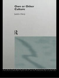 Immagine di copertina: Own or Other Culture 1st edition 9780415115131