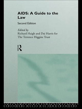 Cover image: AIDS: A Guide to the Law 2nd edition 9780415096997