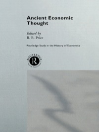 صورة الغلاف: Ancient Economic Thought 1st edition 9780415757010