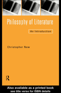 Cover image: Philosophy of Literature 1st edition 9780415144858