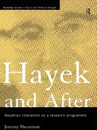 Omslagafbeelding: Hayek and After 1st edition 9780415140584