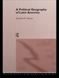 Cover image: A Political Geography of Latin America 1st edition 9780415121897