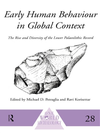 Cover image: Early Human Behaviour in Global Context 1st edition 9780415514958