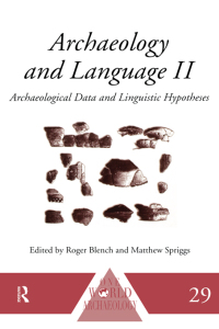 Cover image: Archaeology and Language II 1st edition 9781138006805