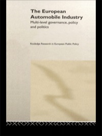 Omslagafbeelding: The European Automobile Industry 1st edition 9780415113298