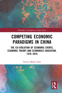 Cover image: Competing Economic Paradigms in China 1st edition 9781138678156