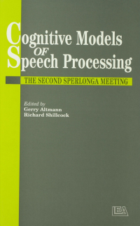 Cover image: Cognitive Models Of Speech Processing 1st edition 9780863773020