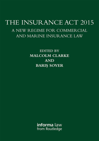 Imagen de portada: The Insurance Act 2015 1st edition 9781138683303