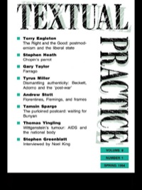 Immagine di copertina: Textual Practice 1st edition 9780415110976