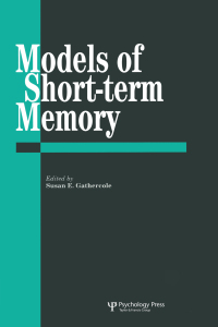Imagen de portada: Models Of Short-Term Memory 1st edition 9781138877085