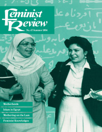Cover image: Feminist Review 1st edition 9780415110921