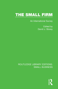 Titelbild: The Small Firm 1st edition 9781138683525