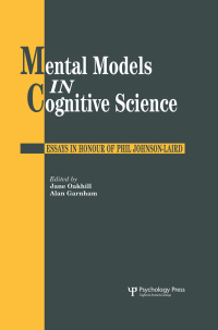 Titelbild: Mental Models In Cognitive Science 1st edition 9780863774485