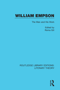 表紙画像: William Empson 1st edition 9781138683570