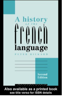 Immagine di copertina: A History of the French Language 2nd edition 9781138835016