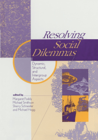 Imagen de portada: Resolving Social Dilemmas 1st edition 9781138009370