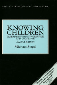 Cover image: Knowing Children 1st edition 9780863777677